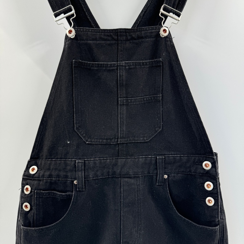 Black Overall Jumpsuit | Women’s Size Large - Picture 4 of 7